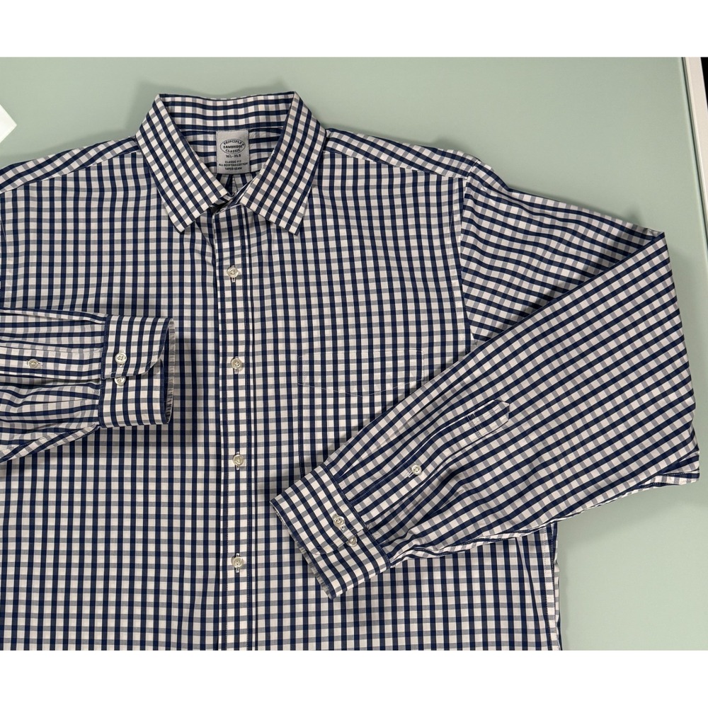 Cambridge Classics Mens XL‎ Check Button up Shirt Cotton Long Sleeve Casual